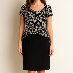 Sami & Jo Peplum Sheath Dress